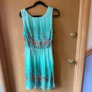 Romantic Midi Flowing Dress Size 16